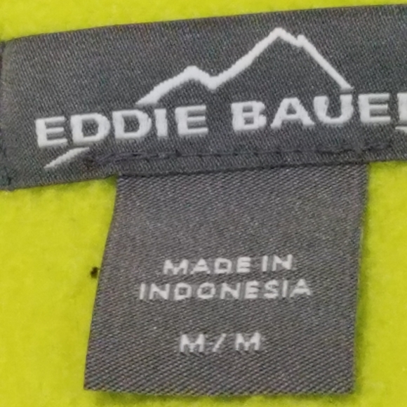 Vintage Eddie Bauer zip neck fleece jacket Size M - Picture 3 of 6